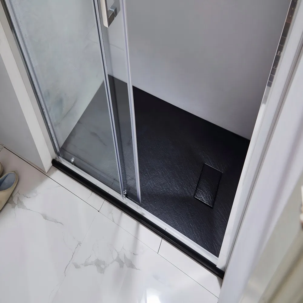 black SMC 160×80 shower base Pan